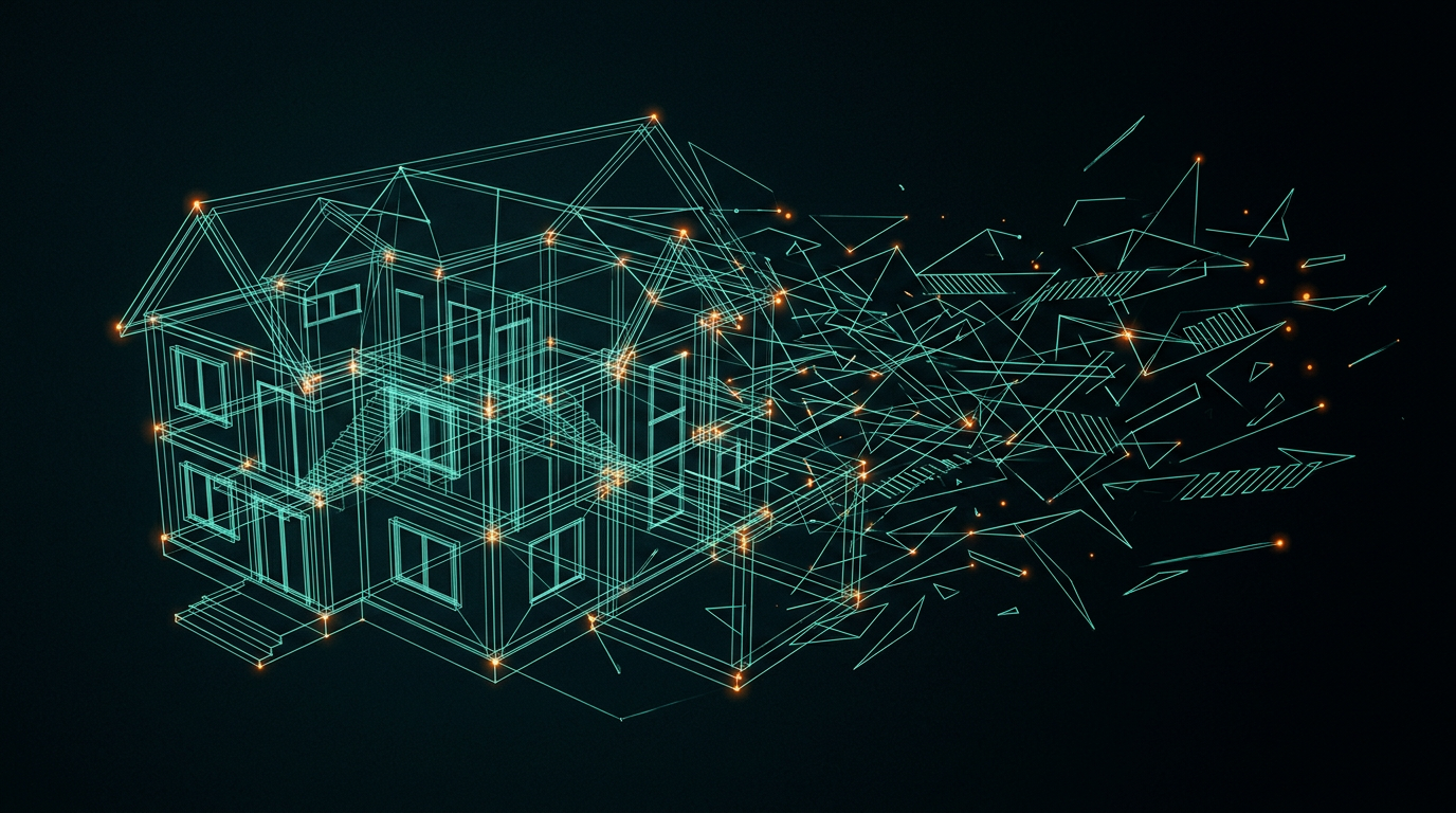 Premier Building Solutions - blueprint wireframe